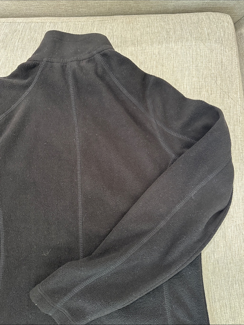 Women's Kaiser Permanente Black Full-Zip Fleece Jacket Size XS - Picture 12 of 13